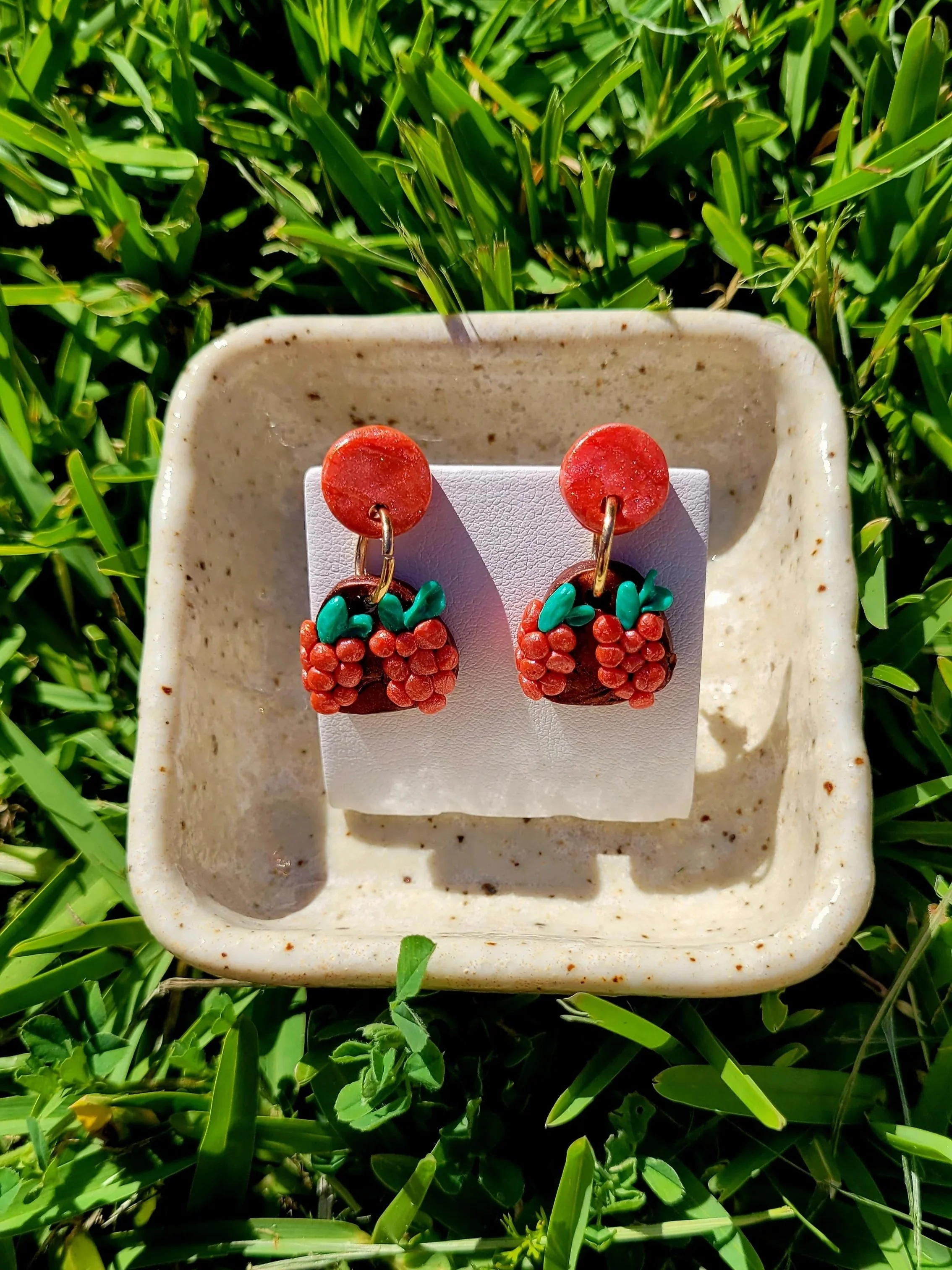 Berries and Berries Drop Earrings
