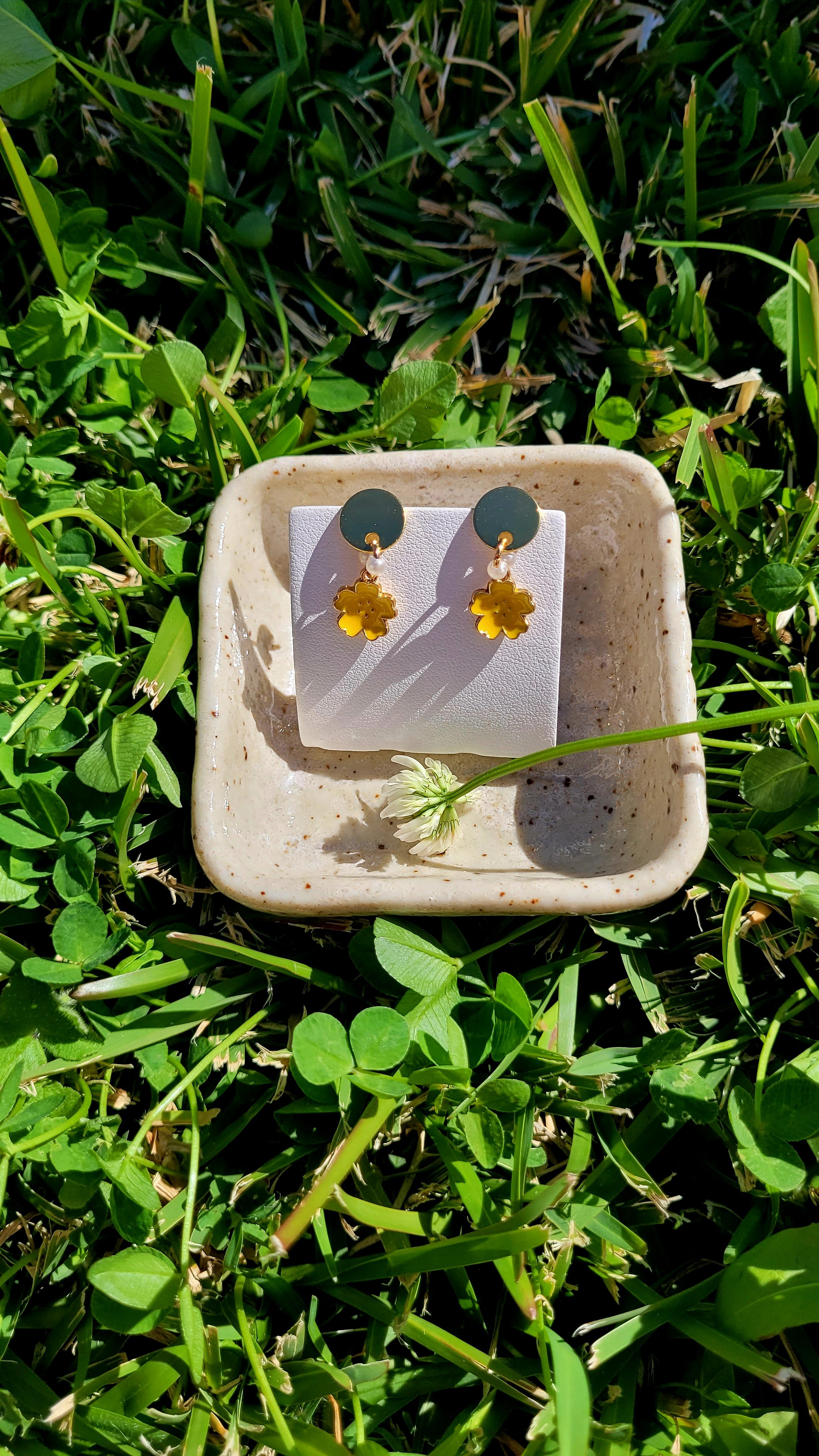 Spring Blossom Pearl Earrings