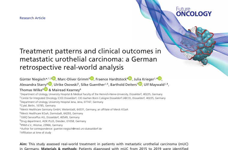 Metastatic urothelial carcinoma: fewer than half of patients receive systemic treatment