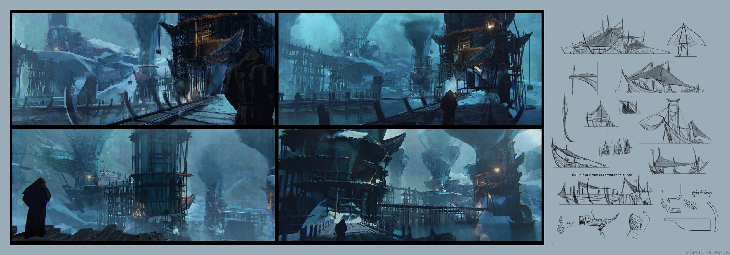 First round of exploration of Shape Language for the Overall place