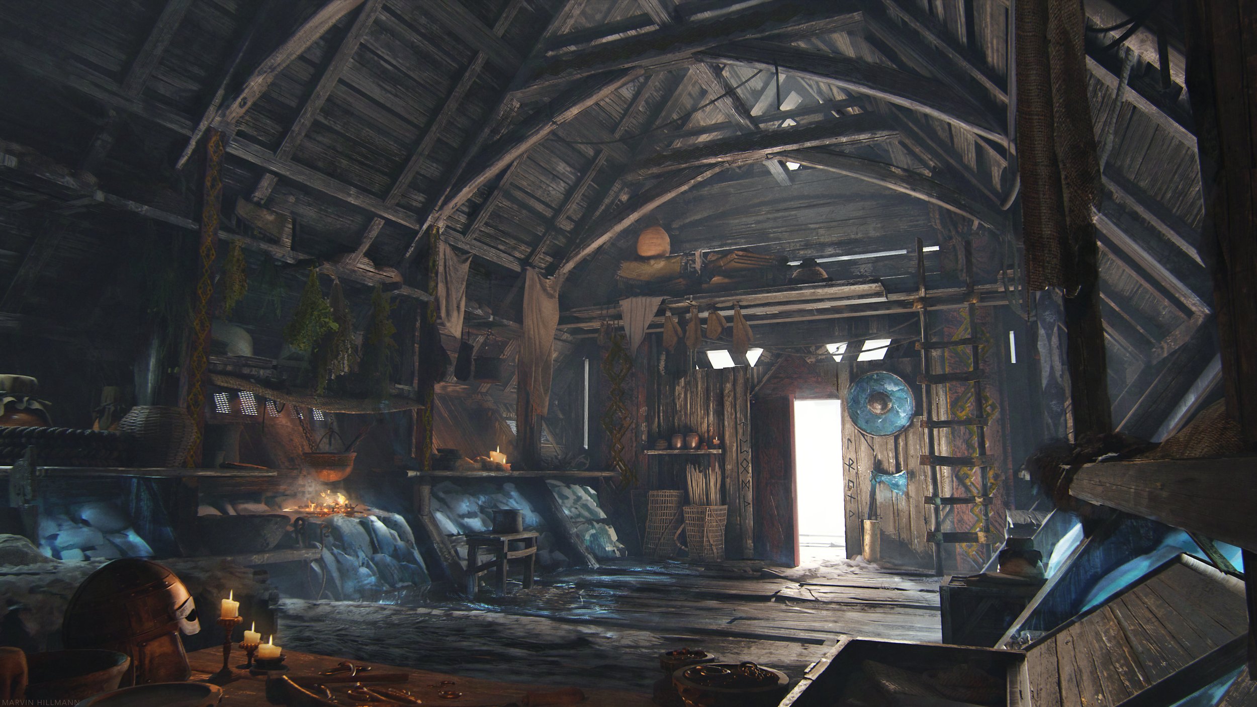 The Interior of the Main Character’s House