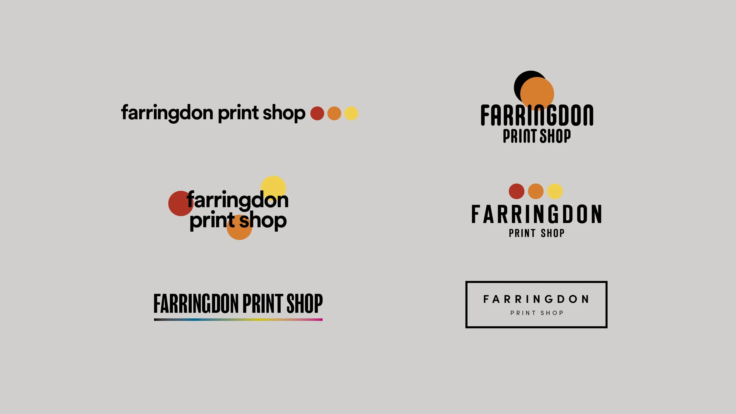 Logo design for Farringdon Print Shop