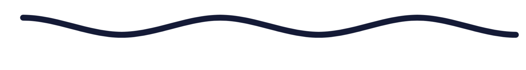 A simple black line with slight variations on a white background.