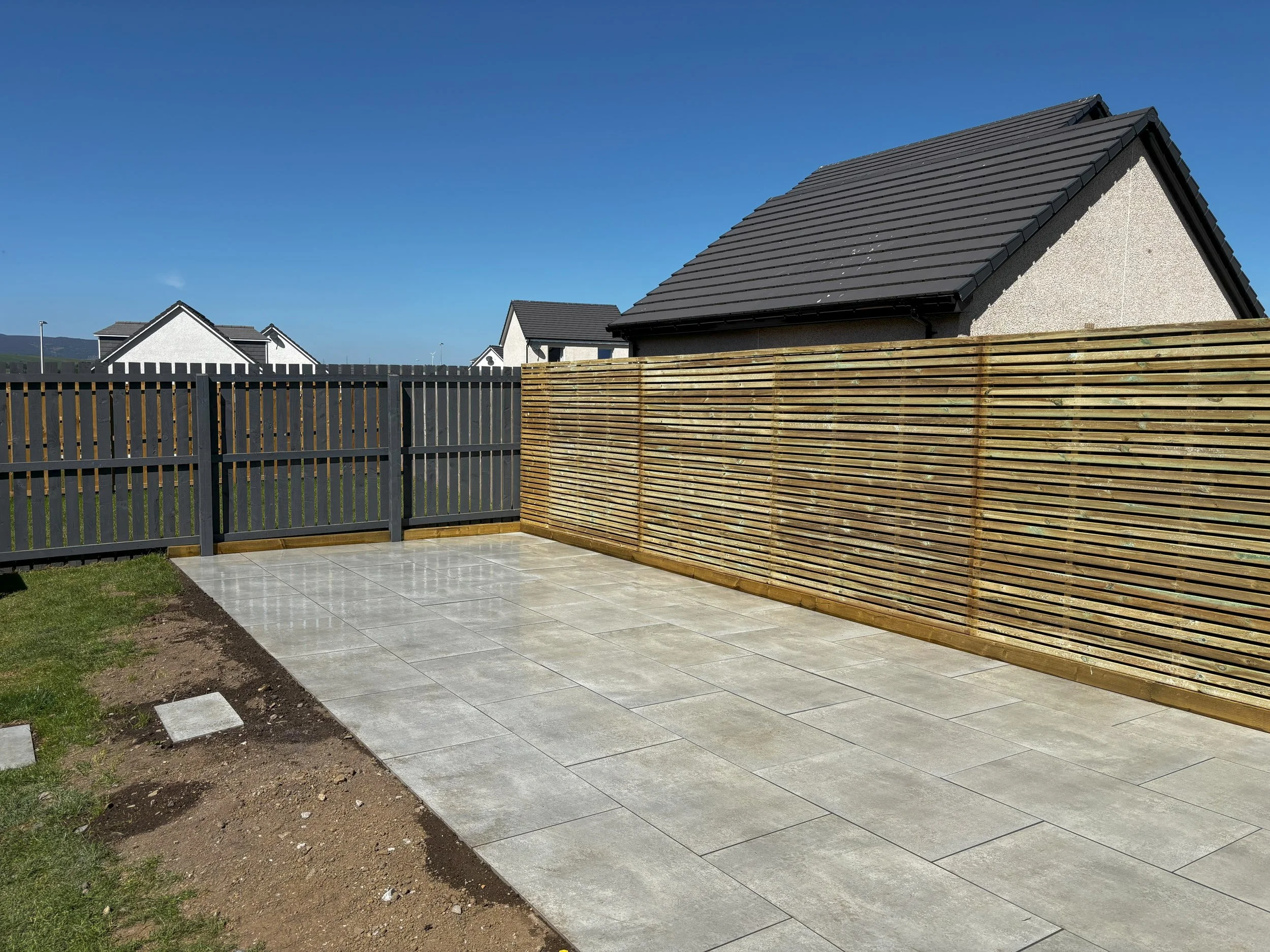 Oranssi project:  porcelain patio