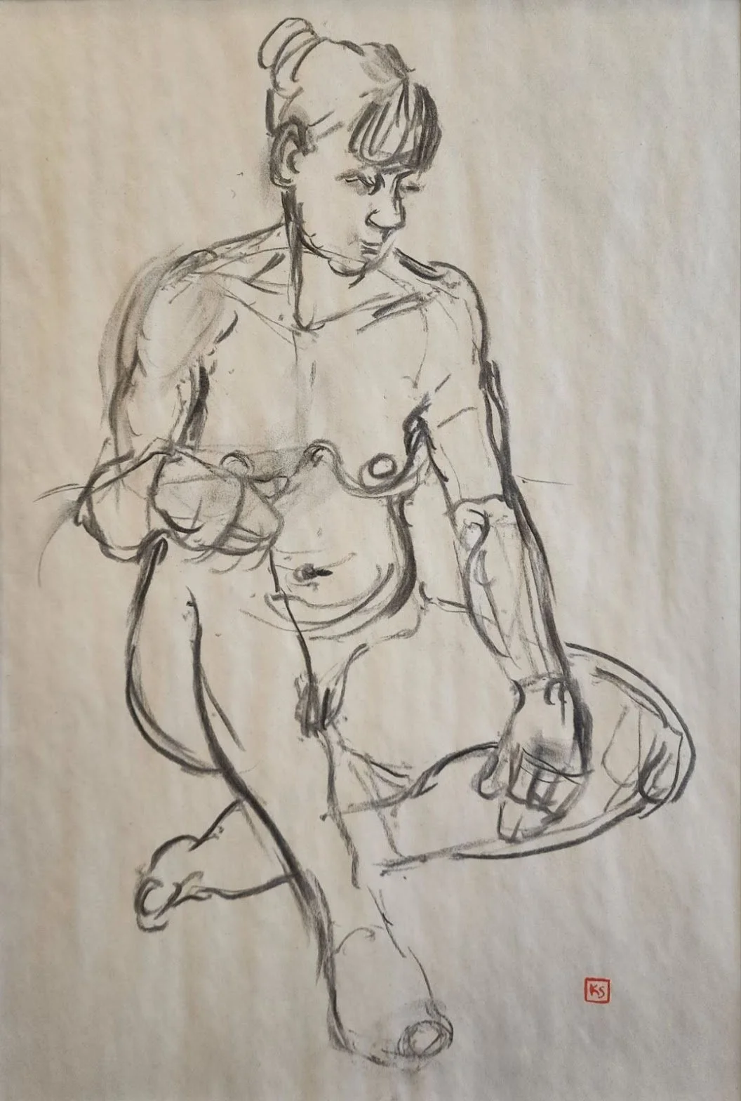 Kristin Shauck - Study of Jamie in Vine Charcoal - 1MG.jpg