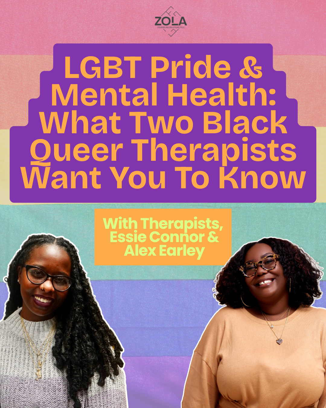 Pride Month and Mental Health: What Two Queer Therapists Want You to Know