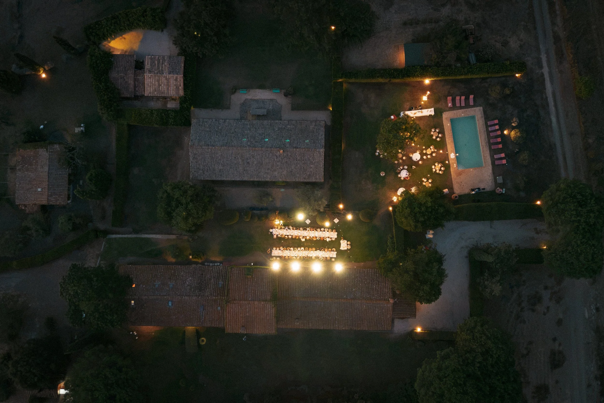 Elegant Italian summer wedding at Casale del Gallo near Rome