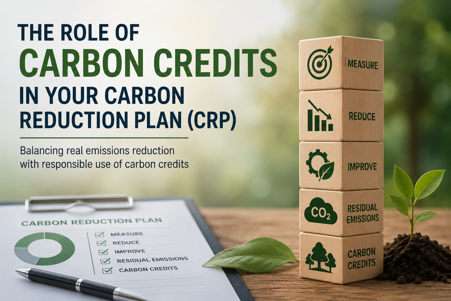 The Role of Carbon Credits in Your CRP