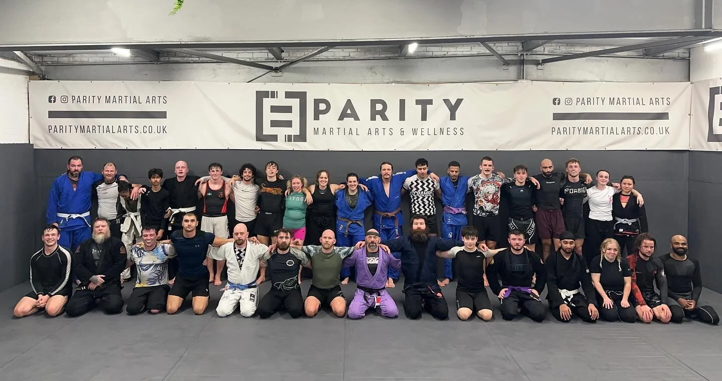 🥋 A great night of BJJ.

The women&rsquo;s class worked on half guard sweeps, queen of the mat, and some sparring.
🟰
The all levels class explored more half guard sweeps, focusing on distance, weight distribution, and hip positioning.
🟰
Friday nig