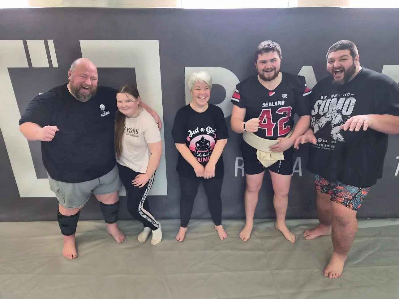 More good sumo training yesterday morning. Good effort on the dohyo and steady progress all round.

Classes run 6 to 7.30pm on Wednesdays and 9 to 10am on Saturdays. Your first 7 days are free, so you can come and give it a go. Suitable for all shape