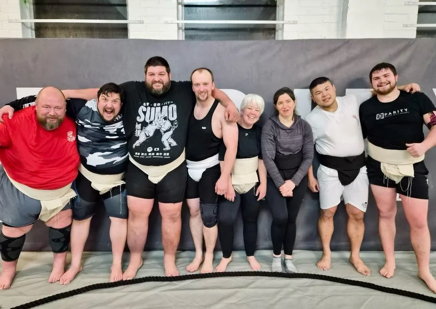 Kawaii sumo!

Great sumo workout last night.

Not long until the English Sumo Nationals, so the intensity is going up.

Hard training with lots of bouts, but plenty of laughs.

Come and get involved.

#SouthamptonSumo #SumoWrestling #ParityMartialArt