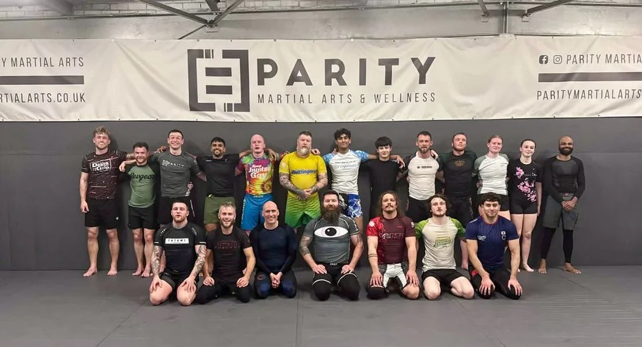 A warm night of no gi.

The women&rsquo;s class working mount escapes. Beginners building on submissions from technical mount. Then the mixed ability class getting stuck into lots of comp prep with positional sparring, king of the mat and rounds.

Go
