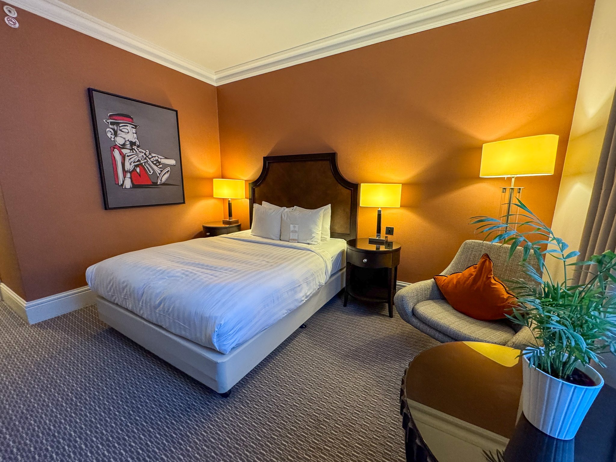 A view of the bedroom