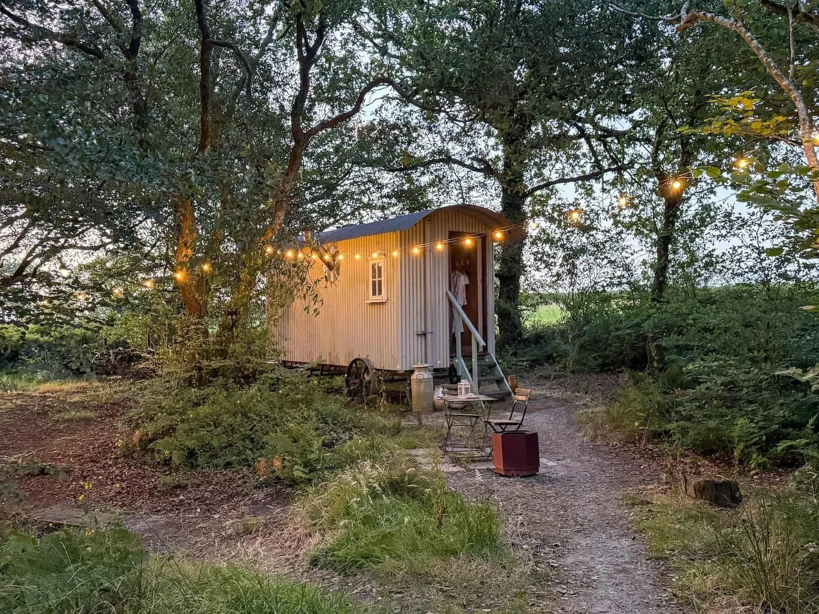 Private Glamping in Devon: Our Stay at Slow Glamping's Off-Grid Shepherd's Hut with Hot Tub