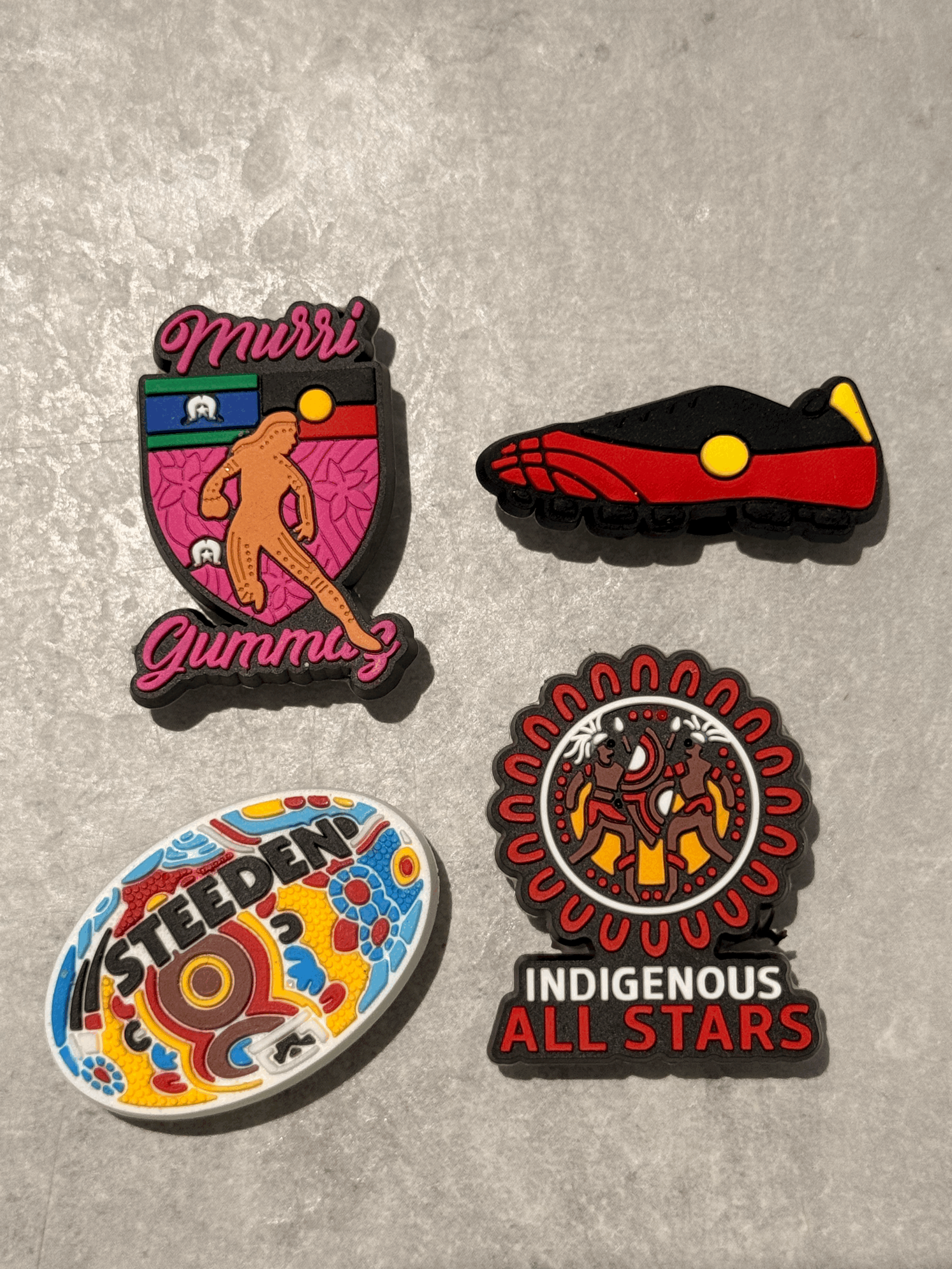 INDIGENOUS AUSTRALIA FOOTY 4pk