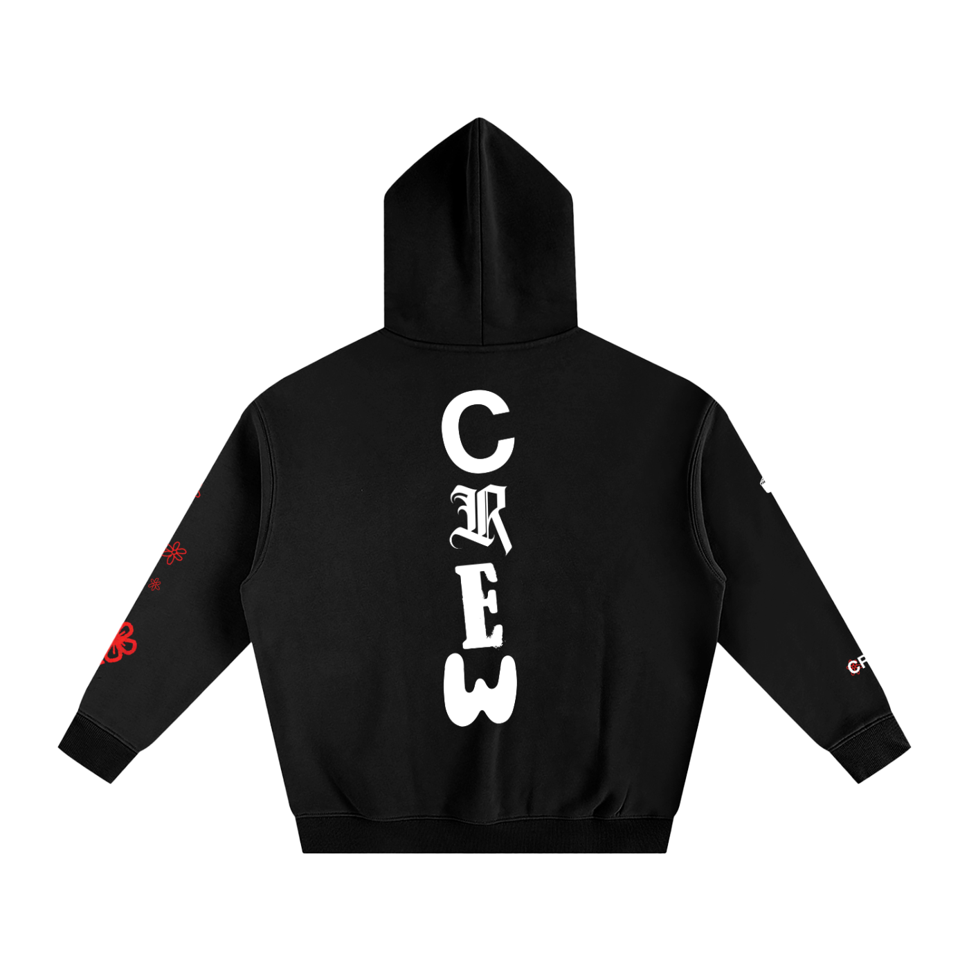 Black CREW hoodie