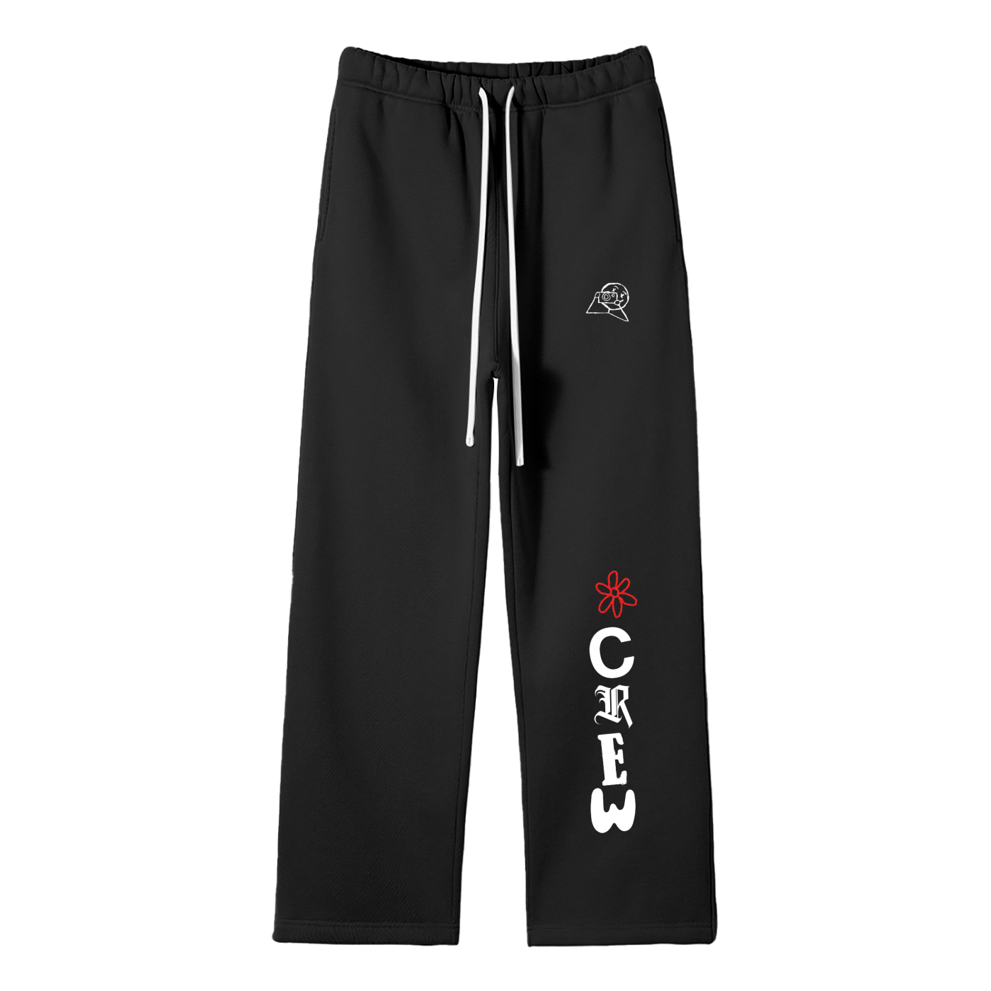 Black CREW sweatpants