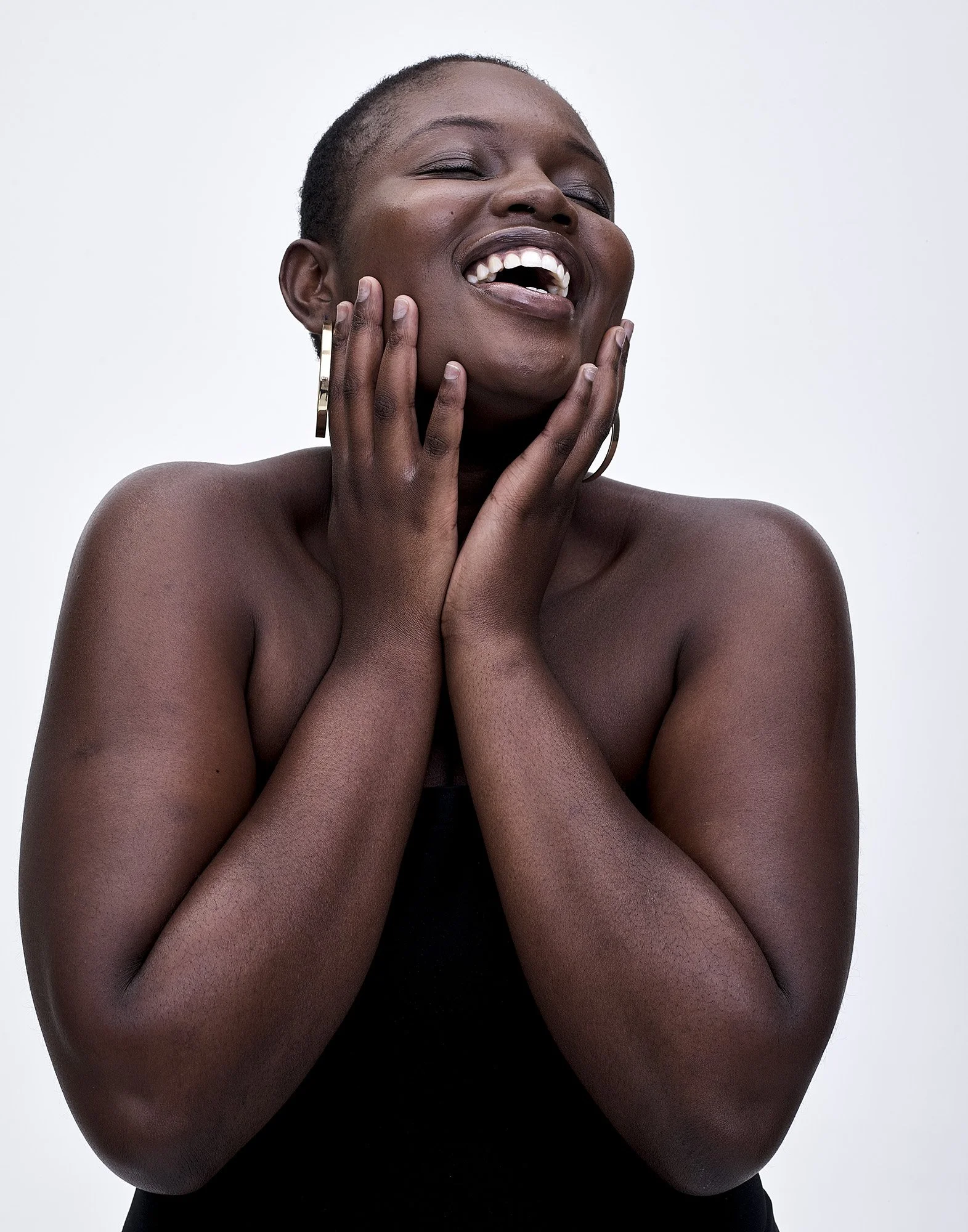 Unretouched beauty — emotion and authentic skin