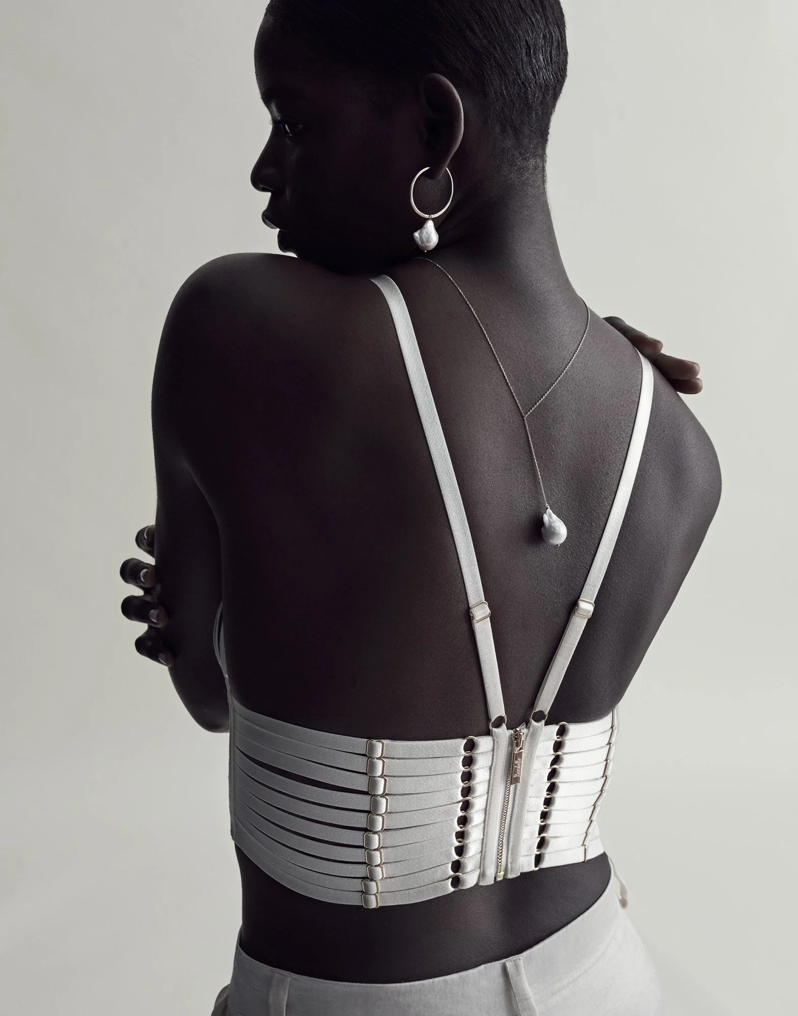 Luxury lingerie — corset back detail