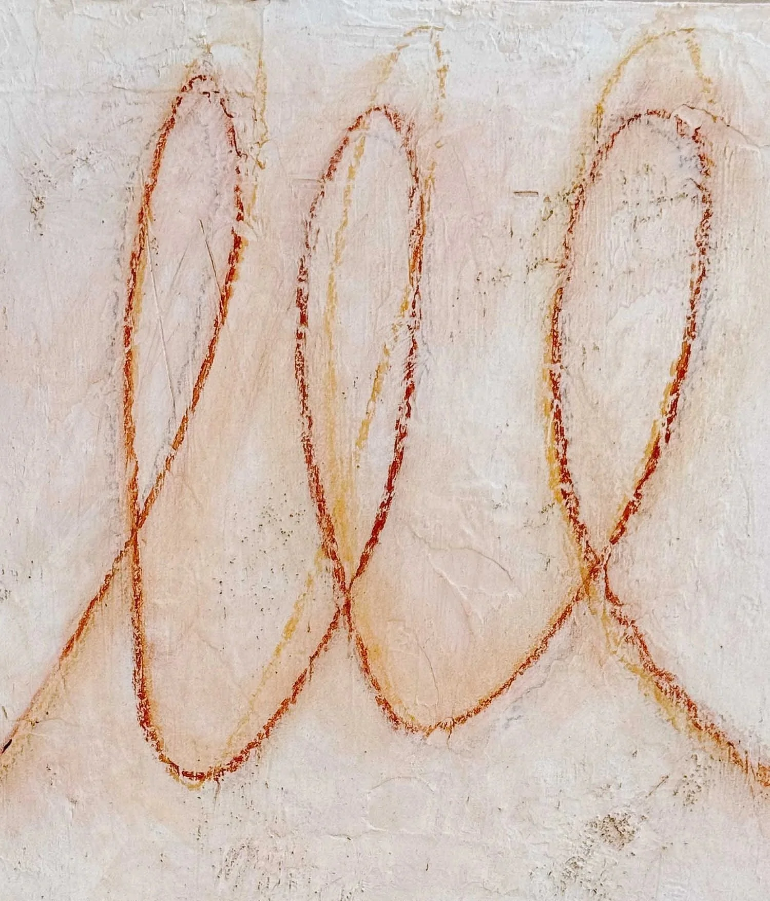 Loopy loop | 12x12 | mixed media on wooden panel