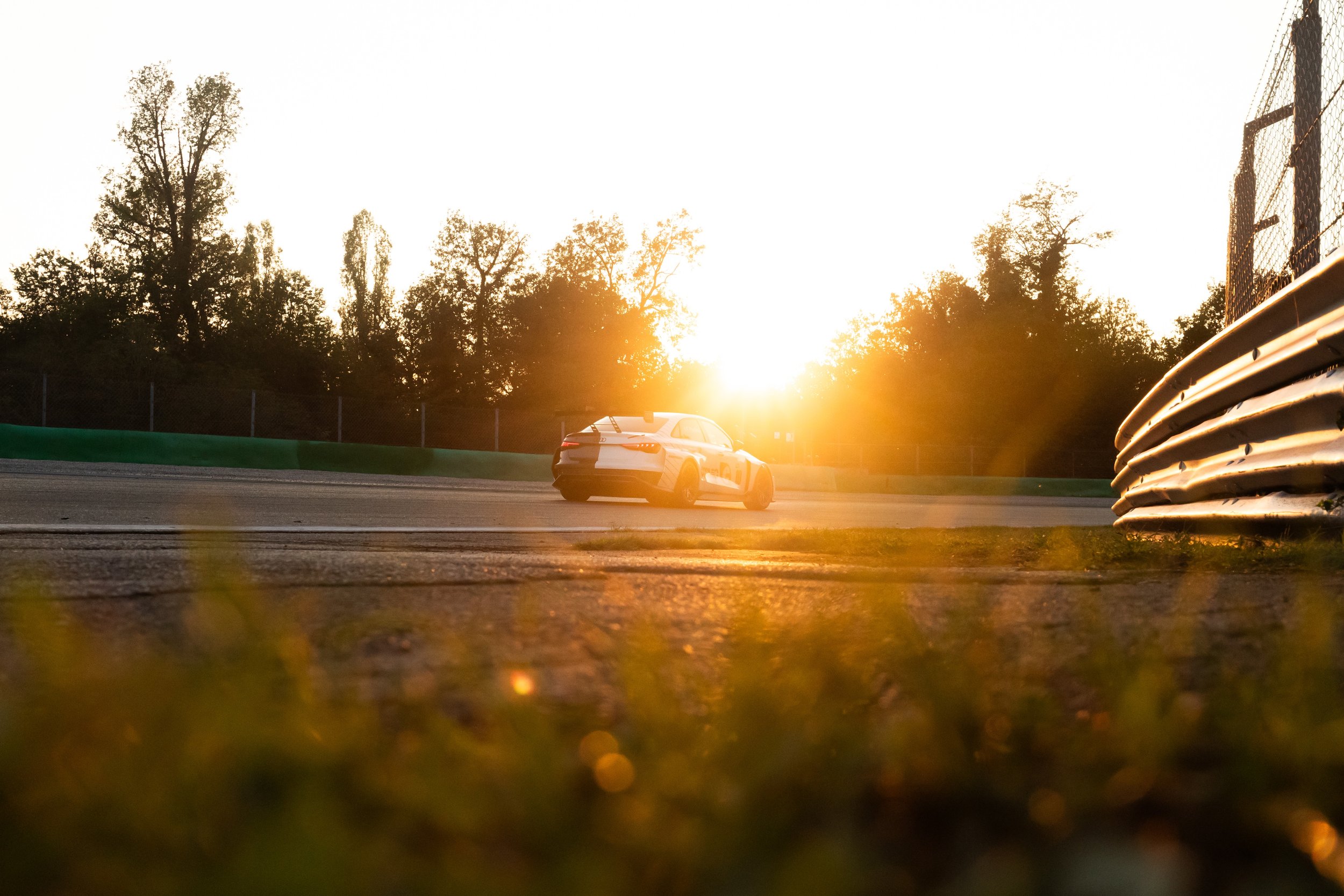 MONZA, ITALY, Parabolica at Sunset