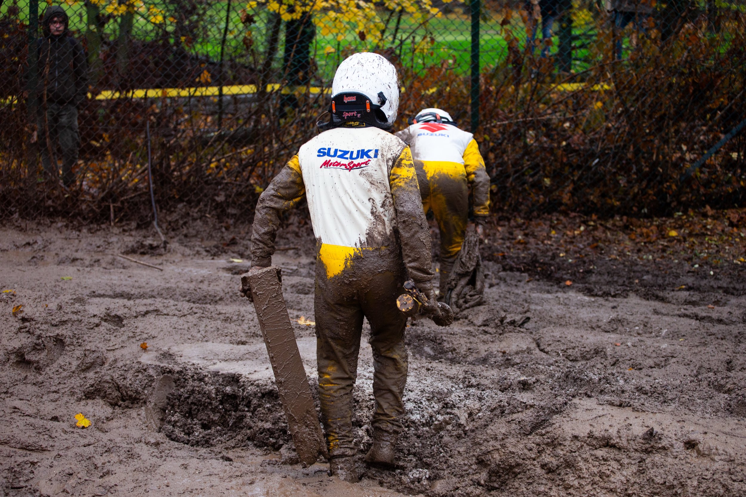 MONZA, ITALY, Fighting in the mud #1