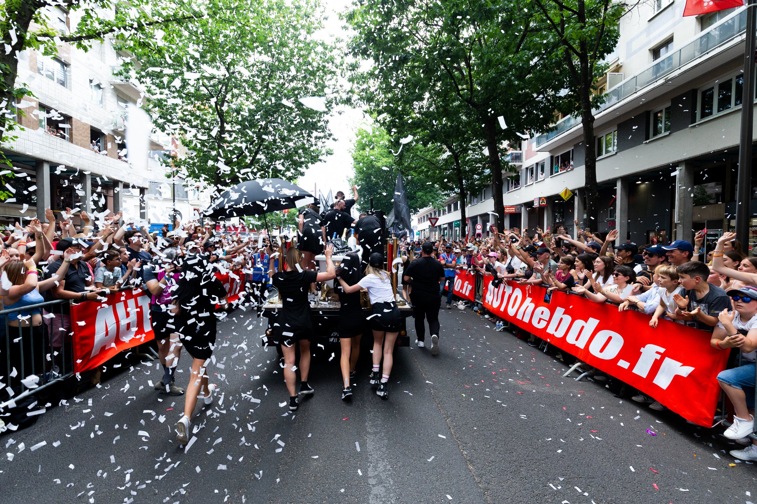 LE MANS, FRANCE - Tifosi / Driver Parade / Le Mans city centre