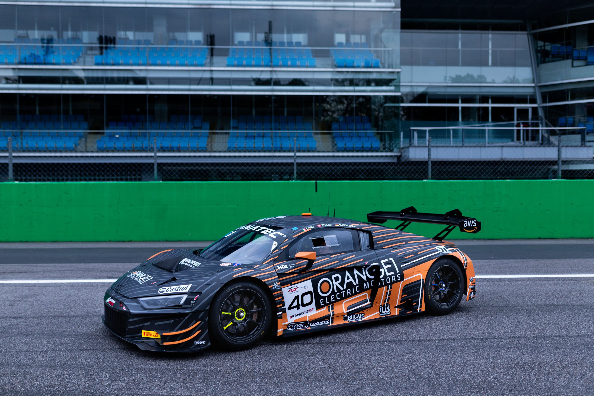 MONZA, ITALY #40 Tresor Orange 1, Audi R8 LMS evo II GT3 / Ricardo Feller / Mattia Drudi / Dennis Marschall