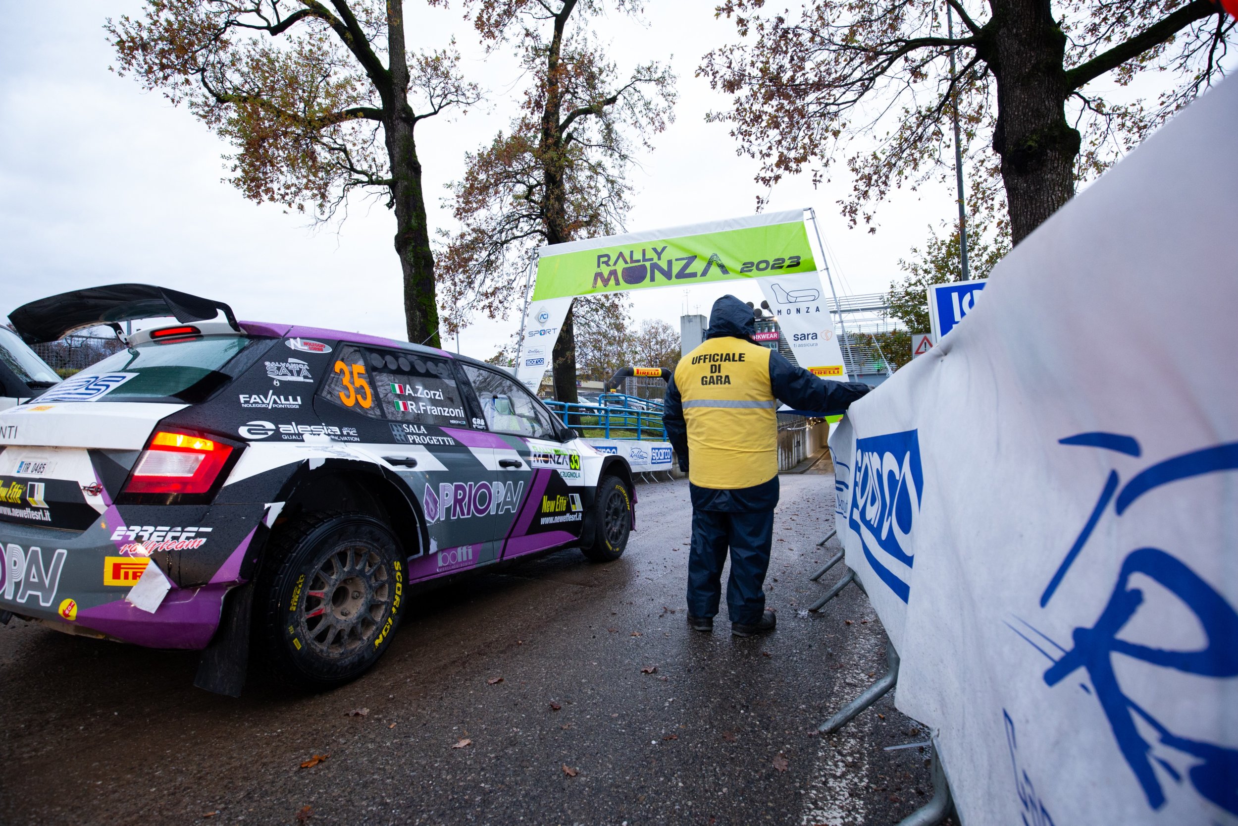 MONZA, ITALY #35 Rally Team New Turbomark Ssd A, Skoda Fabia R5 / Zorzi Alessandro / Franzoni Roberta