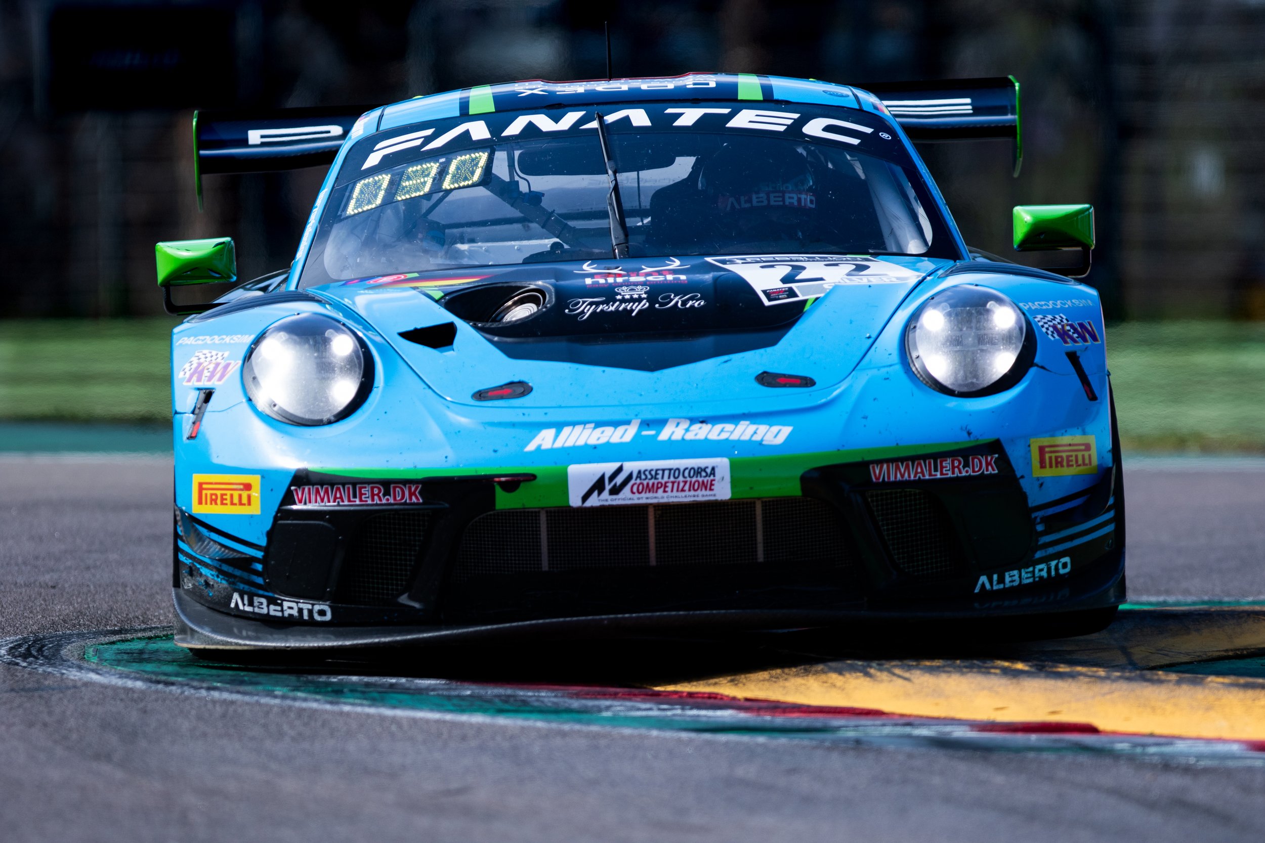 IMOLA, ITALY, #22, Allied Racing / Porsche 911 GT3-R (991.II) / Patrik Matthiesen - Dominik Fischli