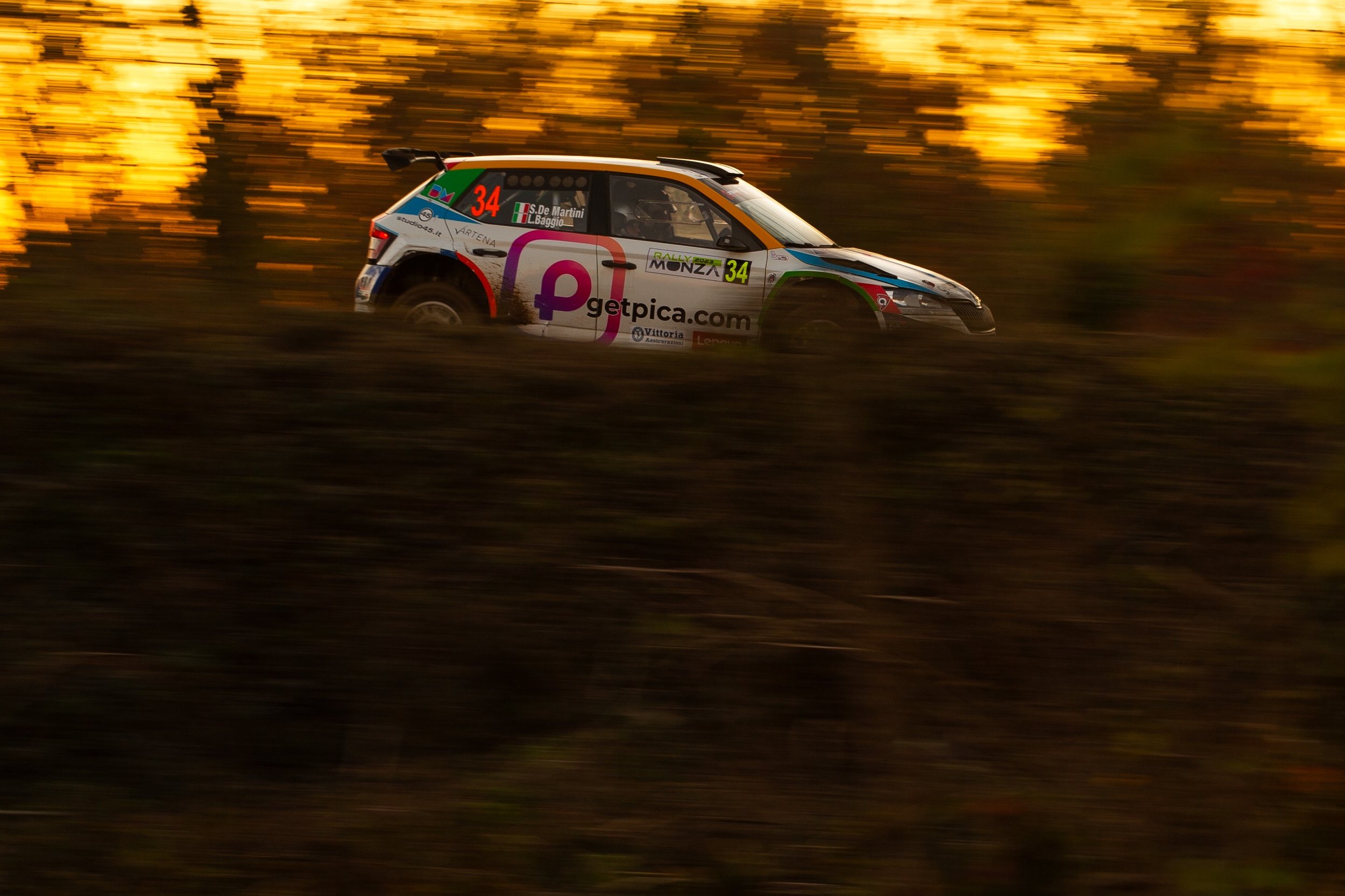 MONZA, ITALY #34 Hawk Racing Club Srl, Skoda Fabia R5 / De Martini Simone / Baggio Lucio