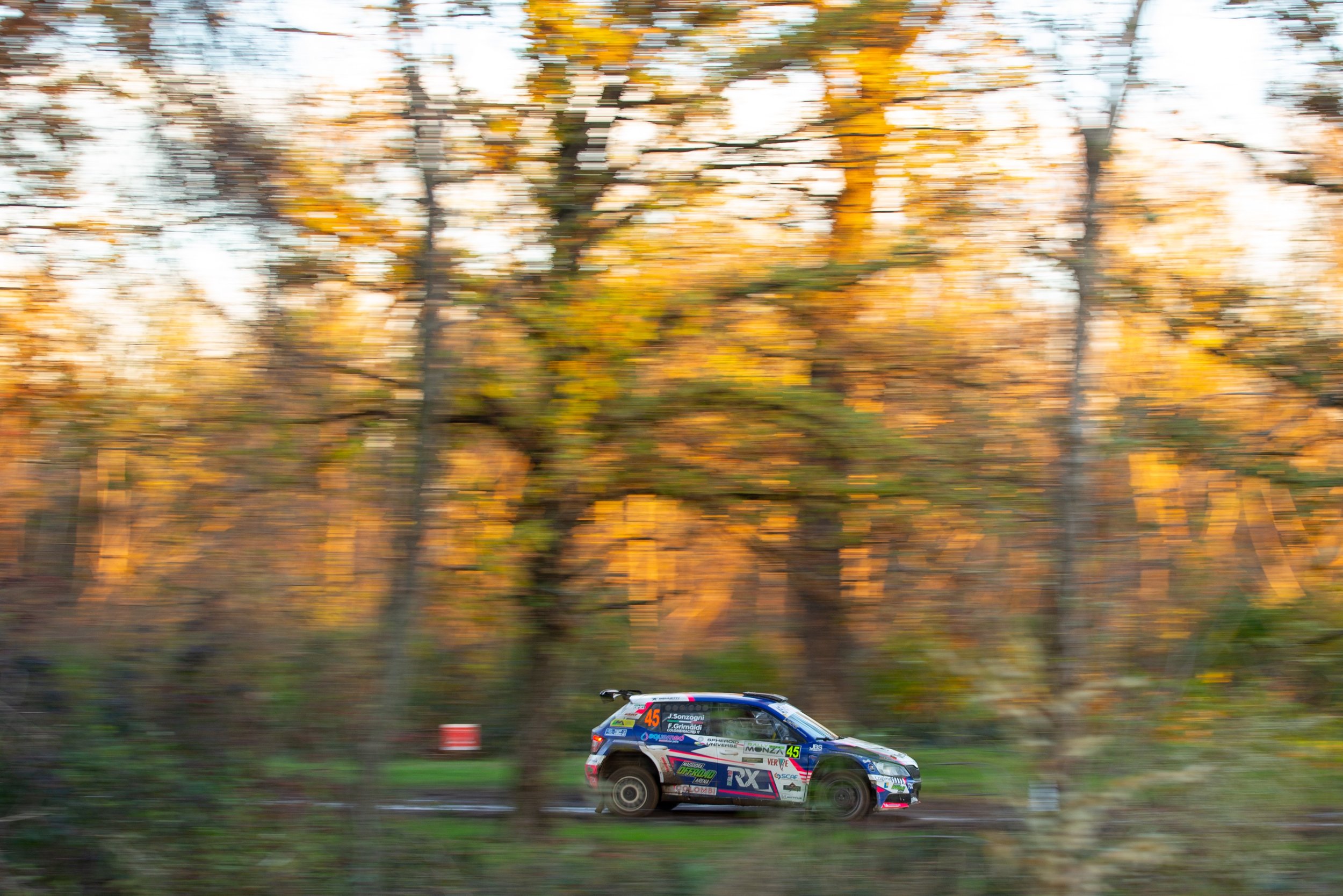 MONZA, ITALY #45 Gass Racing Srl, Skoda Fabia R5 / Sonzogni Jenni / Grimaldi Fabio