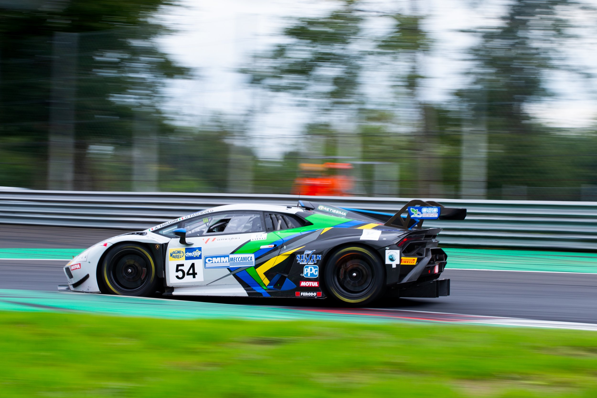 MONZA, ITALY, #54, IMPERIALE Sport Car Service / Lamborghini Huracan GT3 Evo 2 / Giuseppe Fascicolo - Alessandro Tarabini