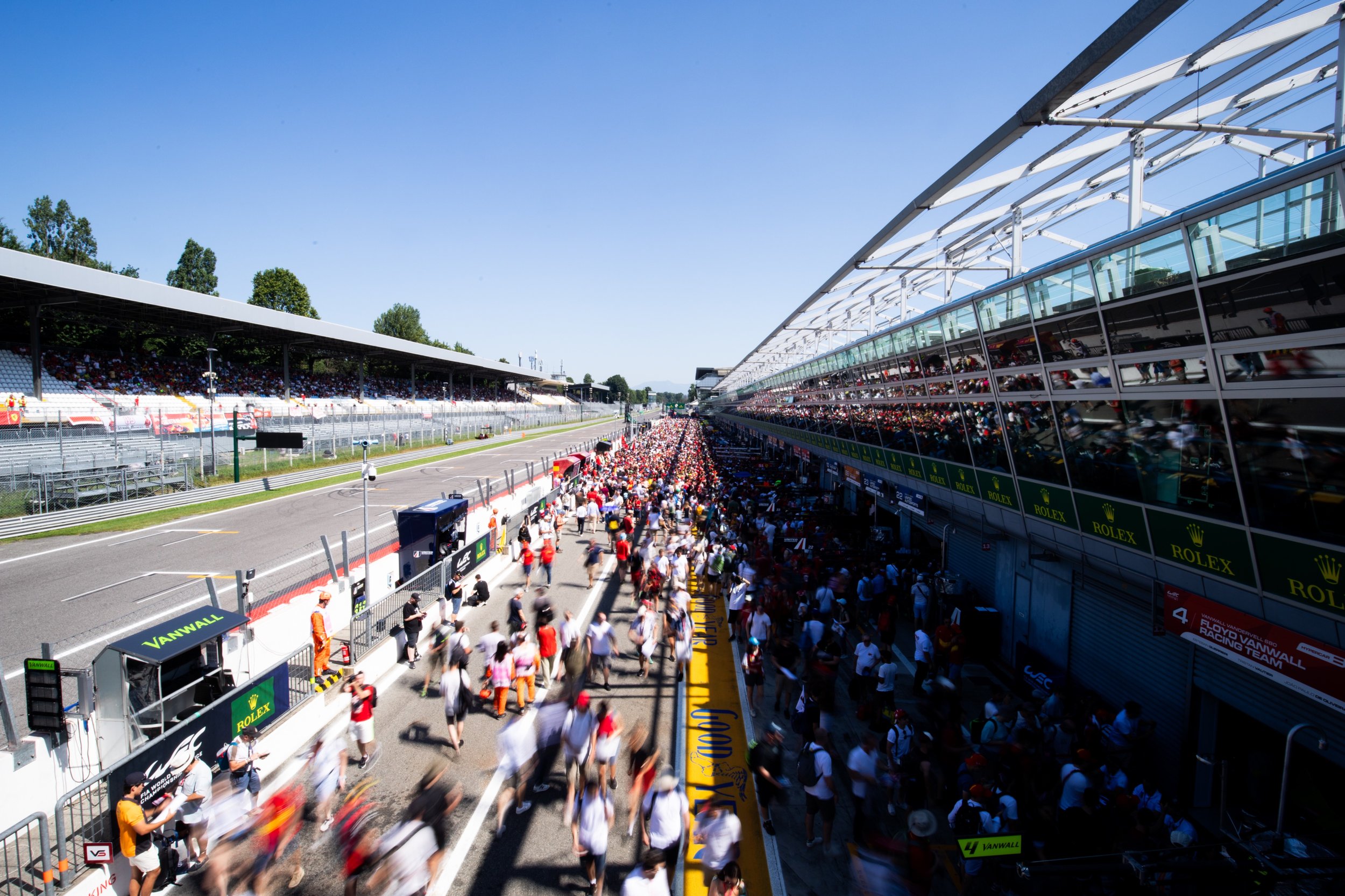 MONZA, ITALY, Tifosi during Autograph Session