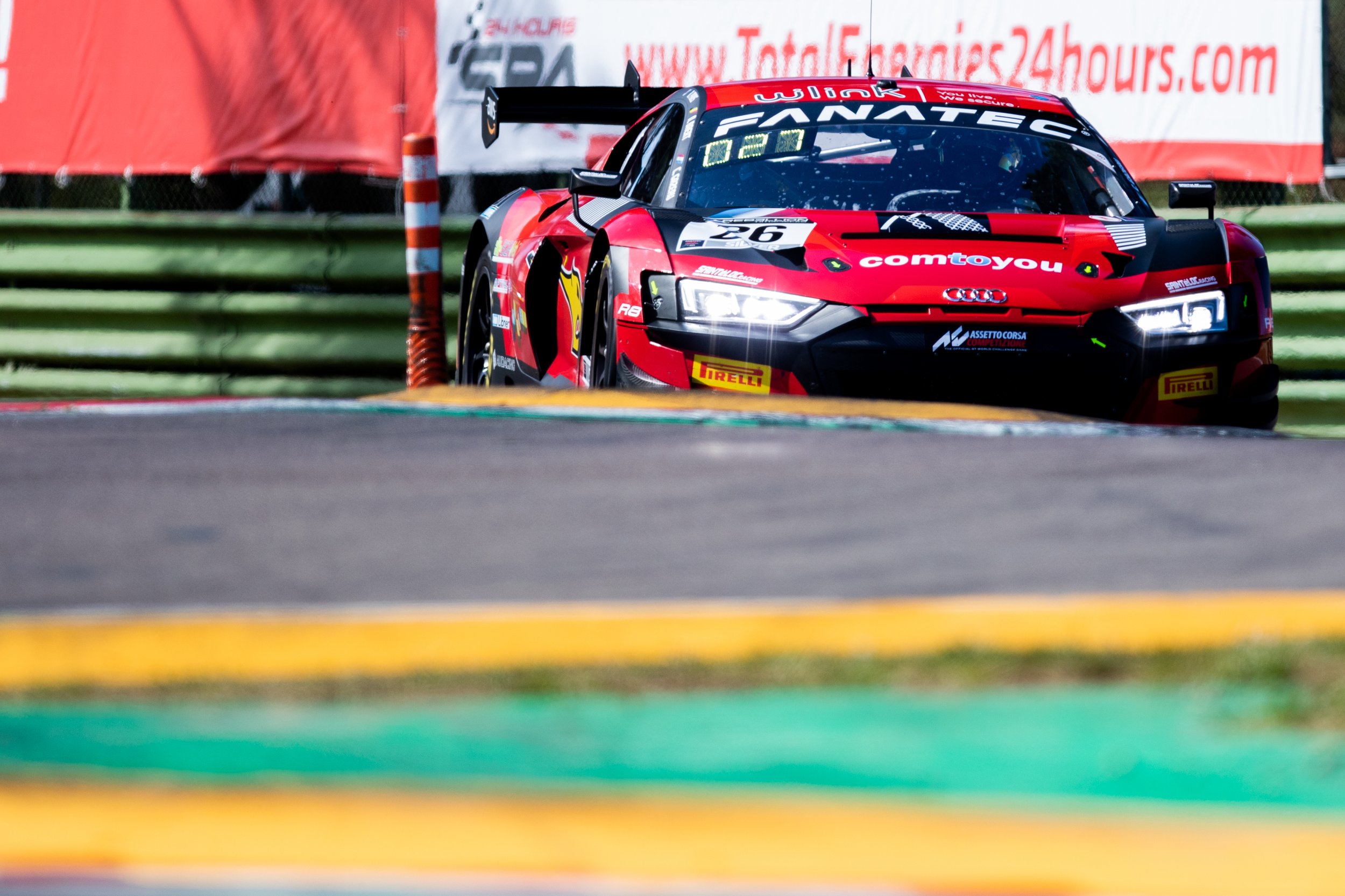 IMOLA, ITALY, #26, Sainteloc Junior Team / Audi R8 LMS GT3 EVO2 / Cesar Gazeau - Nicolas Baert