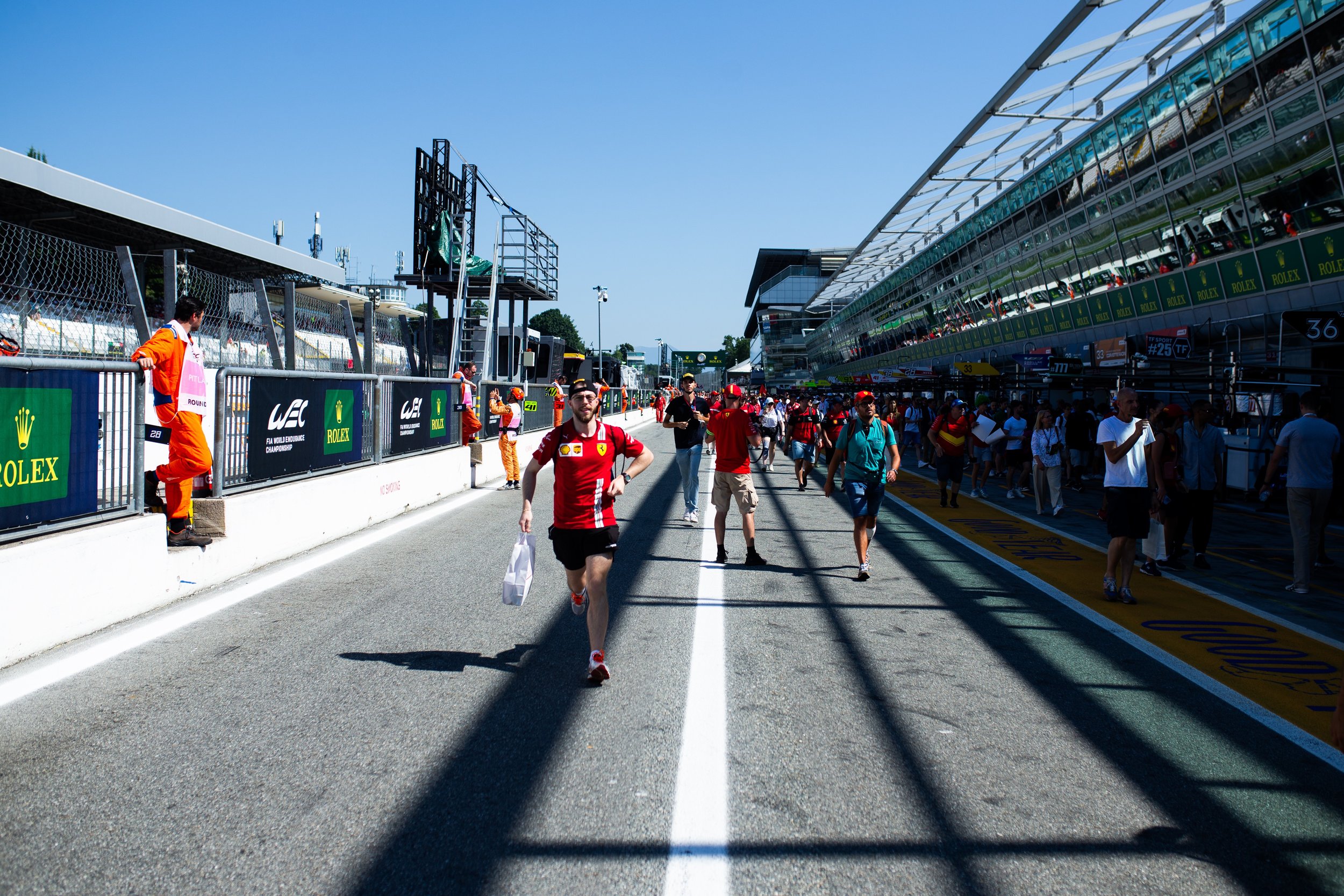 MONZA, ITALY, Tifosi during Autograph Session