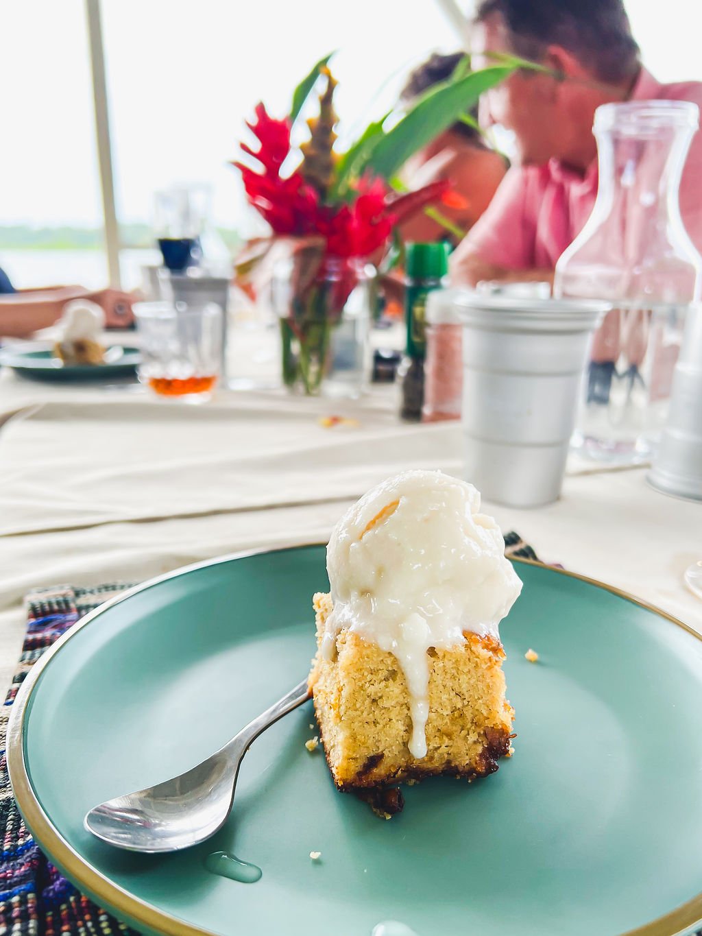 Deans-Cuisine-Tasting-Flor-de-Cana-bocas-del-toro-dessert-spice-cake-coconut-ice-cream.jpeg
