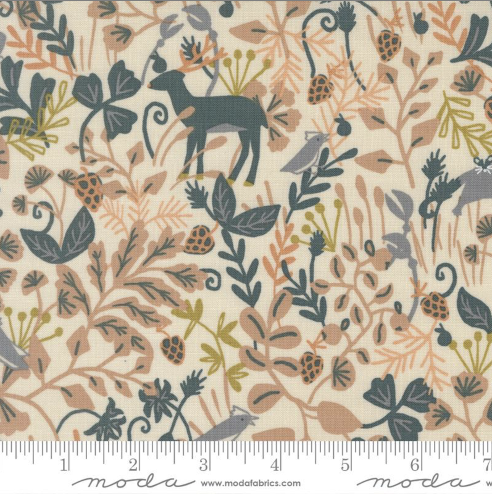 Peachy: Animals by MODA FABRICS