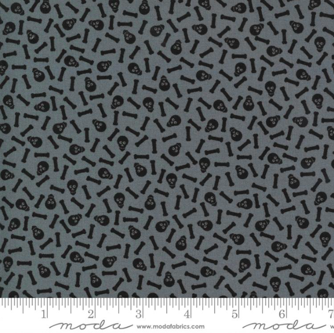 Midnight Magic 2: Mr Bones Halloween Skulls  by MODA FABRICS