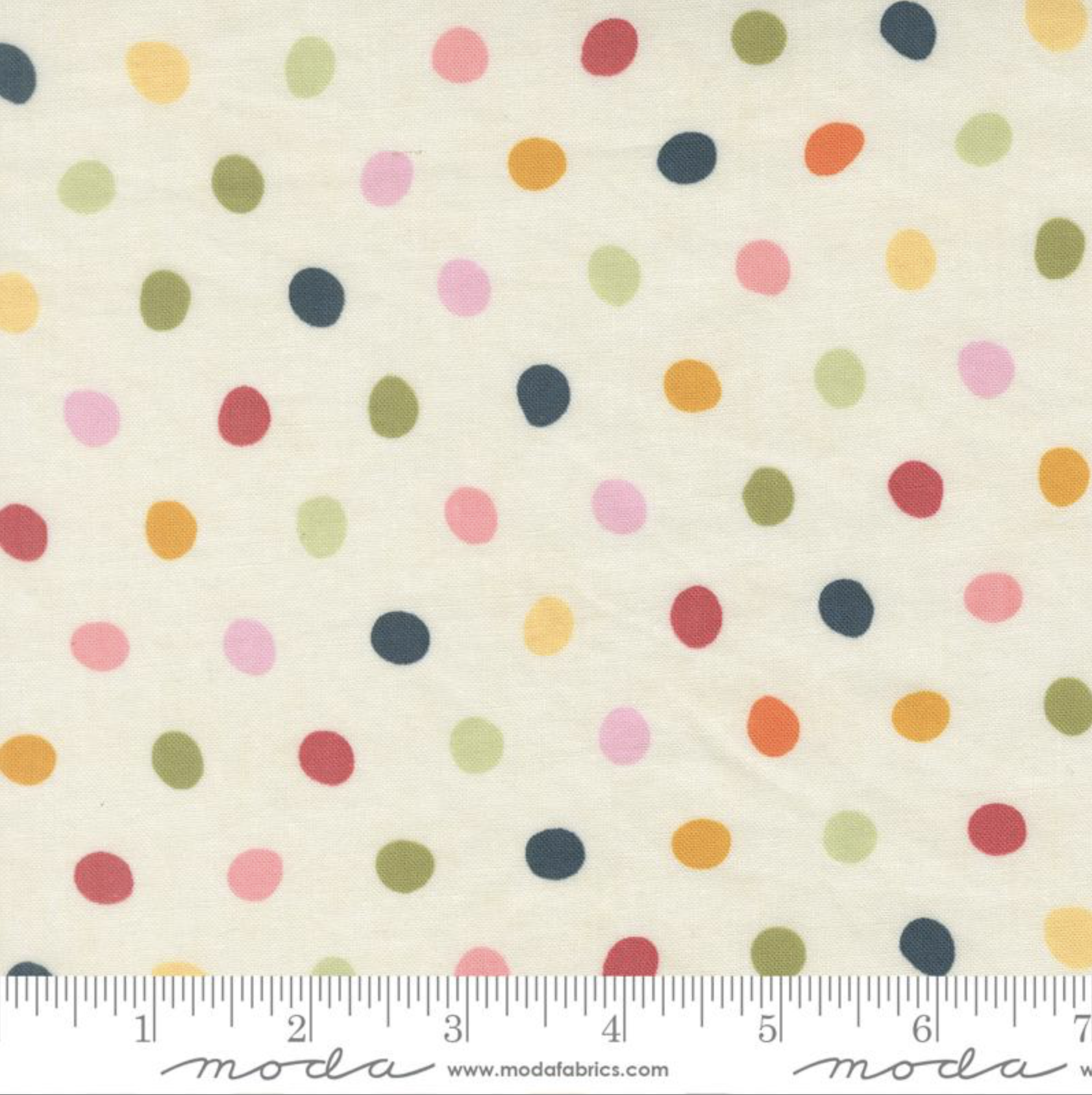 Fieldrush: Poppy Dots by MODA FABRICS