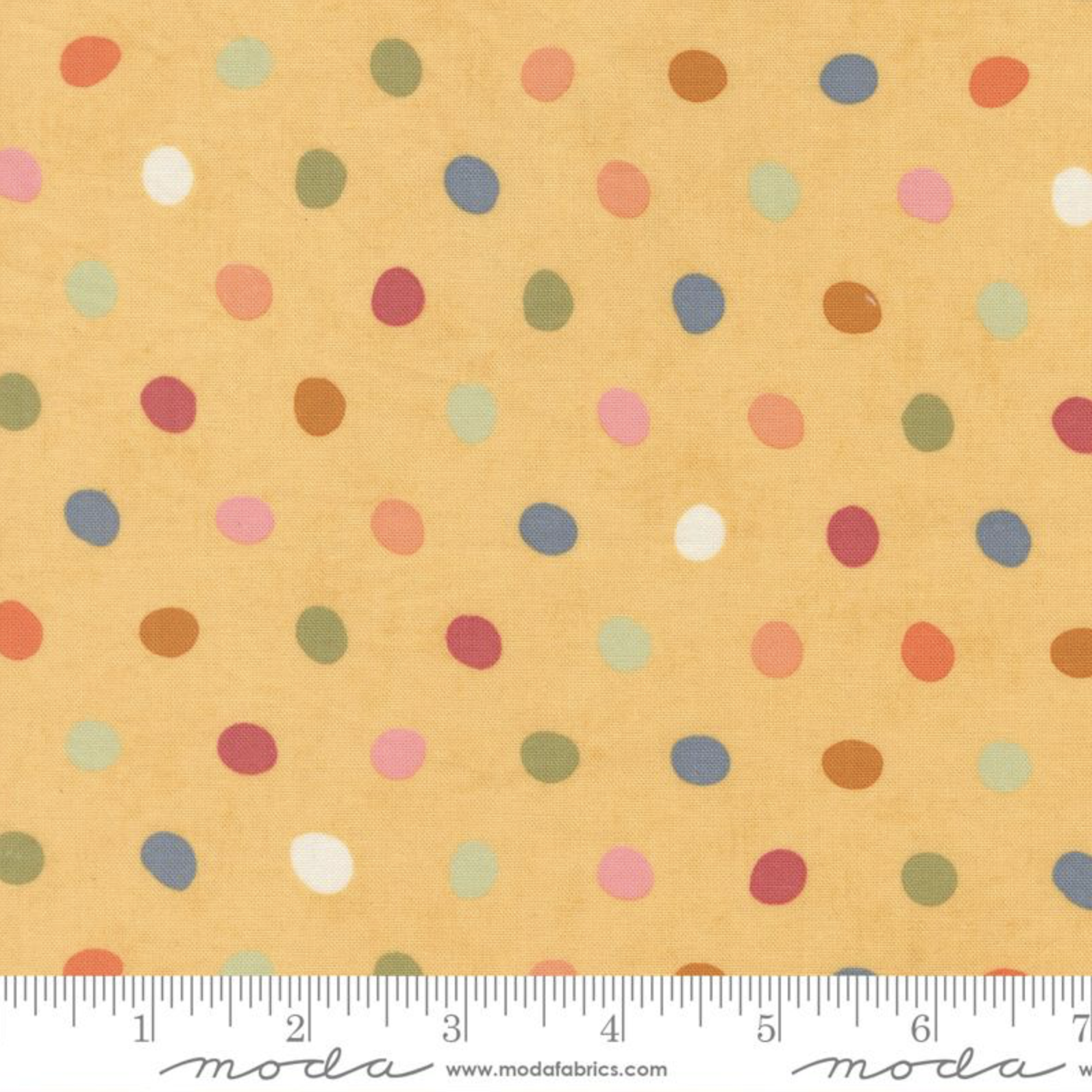 Fieldrush: Poppy Dots by MODA FABRICS