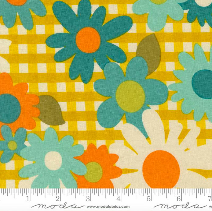 Happy Daze: Floral Gingham by MODA FABRICS