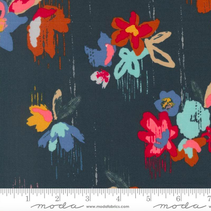 Boho Haven: Brush Stroke Floral by MODA FABRICS