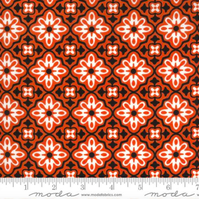 Midnight Magic 2: Flower Tile 24101-12 by MODA FABRICS