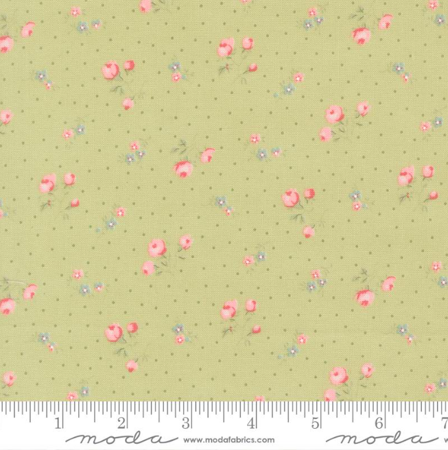 Abide: Small Floral Dots 18792-15 by MODA FABRICS
