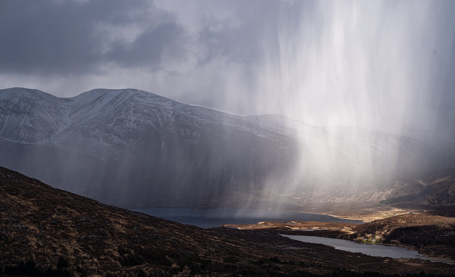 Curtain of Rain across Knoydart