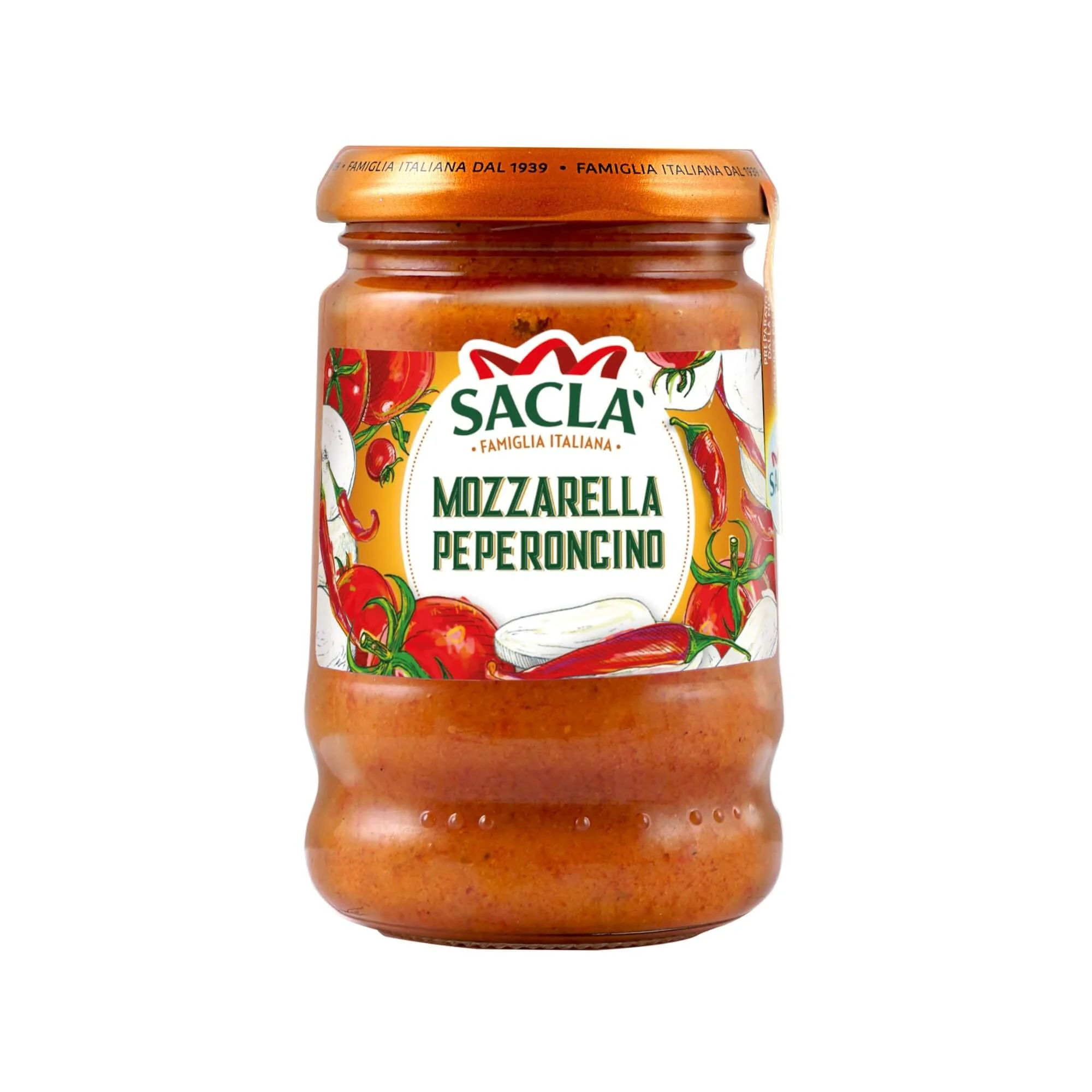 Sacla - Sos Mozzarella Peperoncino 190 g