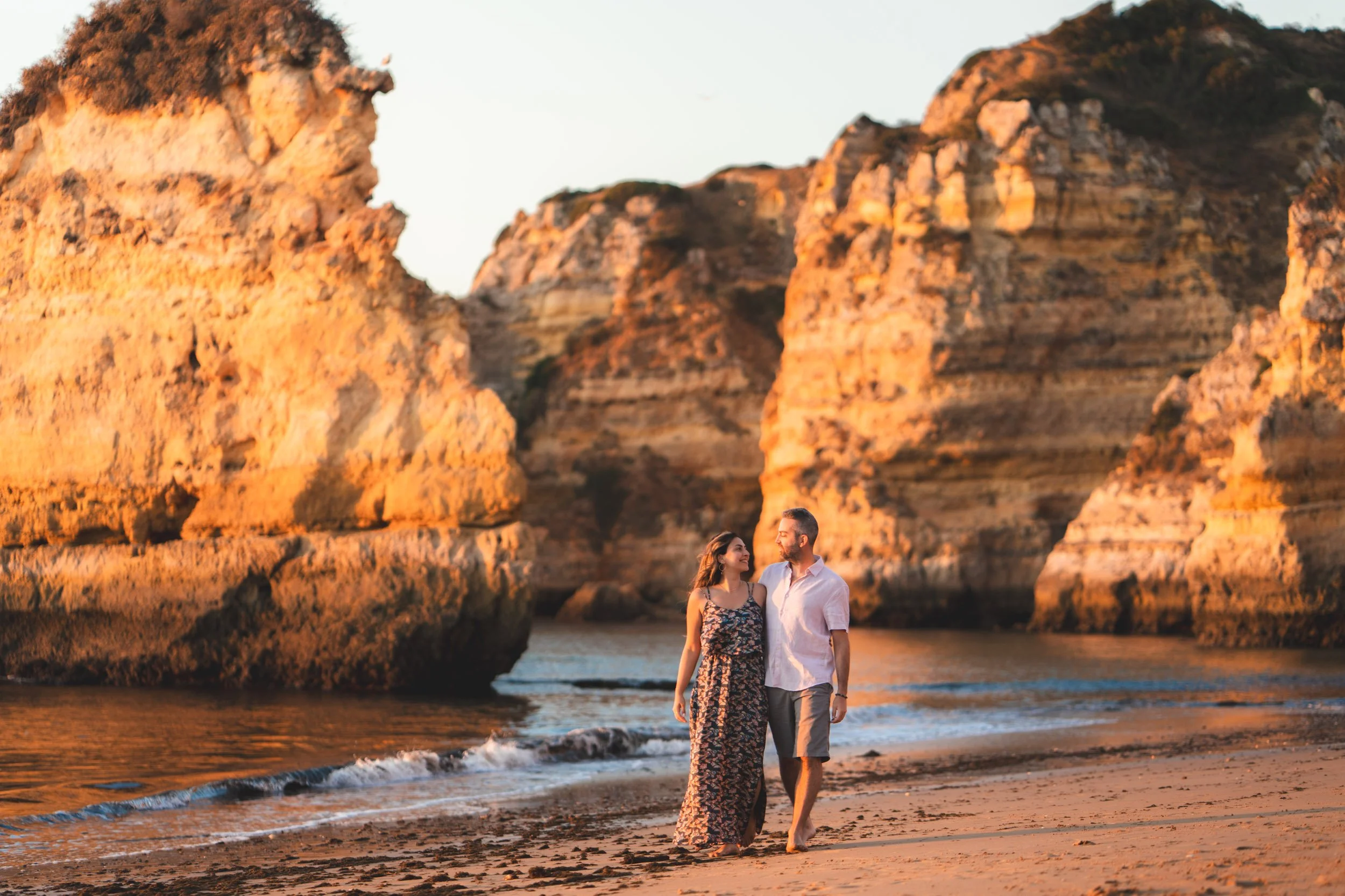 Anniversary photoshoot at Praia Dona Ana, Lagos, Algarve