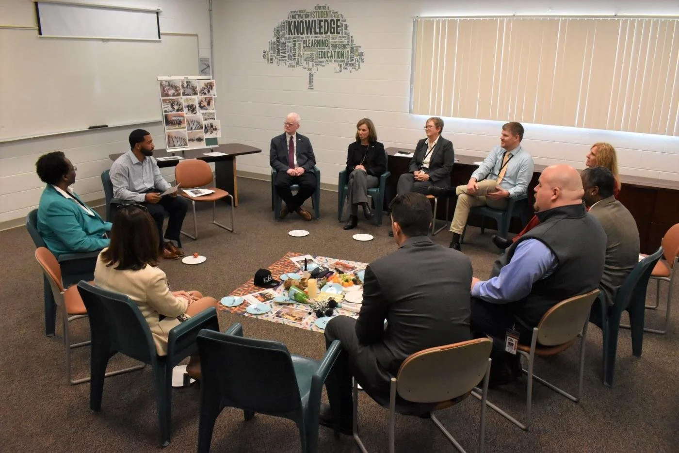 Repairing harm begins with conversation. In a restorative circle, accountability grows through listening, not punishment. Photo courtesy of North Carolina Department of Public Safety.