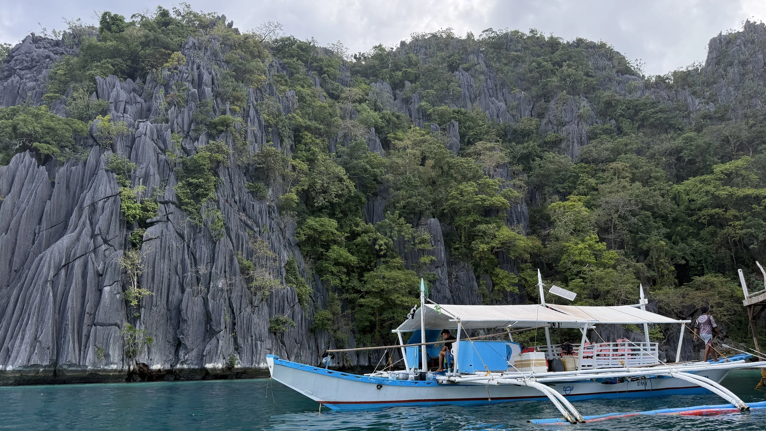 A spider boat in Coron, an island in the Philippines transformed by mass tourism